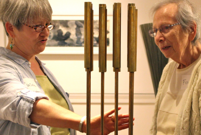 Art And The Aging Mind -Two people admire art