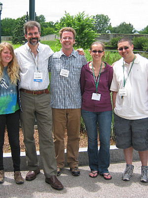 Faculty and students at the Association of Environmental Studies and Sciences conference in Burlington, VT.