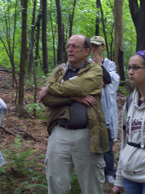 Touring the University of Vermont’s Centennial Woods Natural Area.