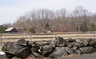 Old stone walls.