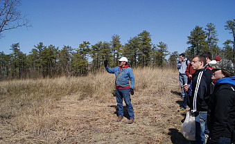 Receiving instructions on work elements.