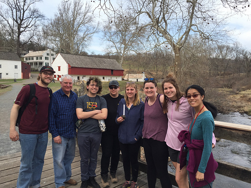 Ecological Change students visit Hopewell Furnace NHS