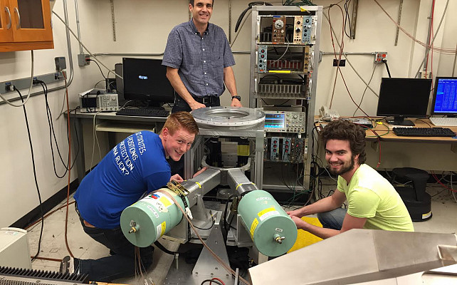 Sean Gregory '17 and Ethan Haldeman '18 visiting LBNL