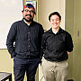 Ze'ev and his Summer Fellows mentor Professor Shane Kowalski
