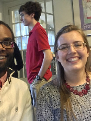 Dr. Onaci and Meg Koeller ’19 enjoying the celebration at the annual Phi Alpha Theta dinner.