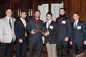 Ursinus CFA Challenge team after winning the Philadelphia region.