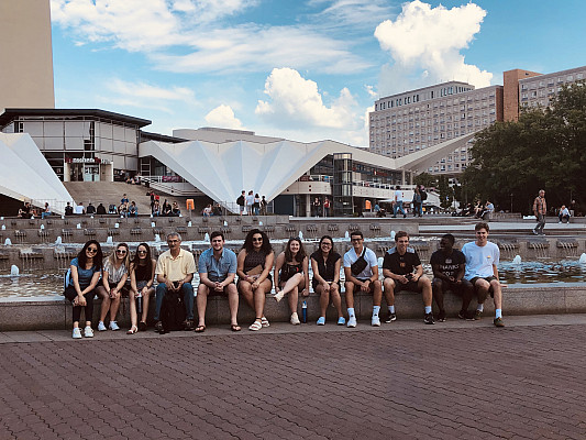 Alexanderplatz 2, Berlin, Germany, ECON 223, Study Abroad course in economics, summer 2019.