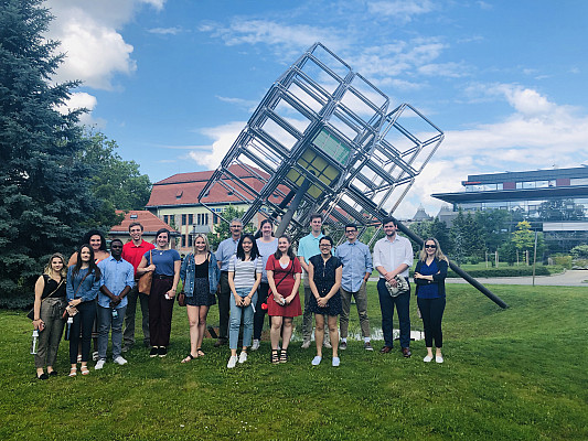 Graphisoft Tech Park, Budapest, Graphisoft Park, ECON 223, Study Abroad course in economics, summer 2019.