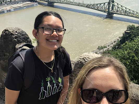 Bridge over Danube River, Budapest, Hungary, Alana (UC '22), ECON 223, Study Abroad course in economics, summer 2019.