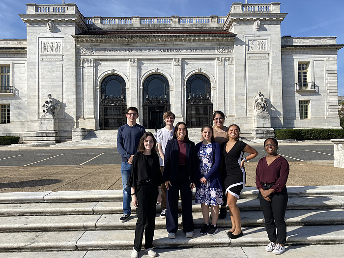 Ursinus students at the Organization of American States