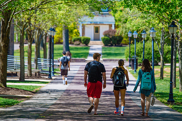 Pathway leading to Reimert Hall