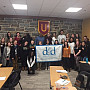 Ursinus students participated in a Debating for Democracy workshop in the Bears' Den.