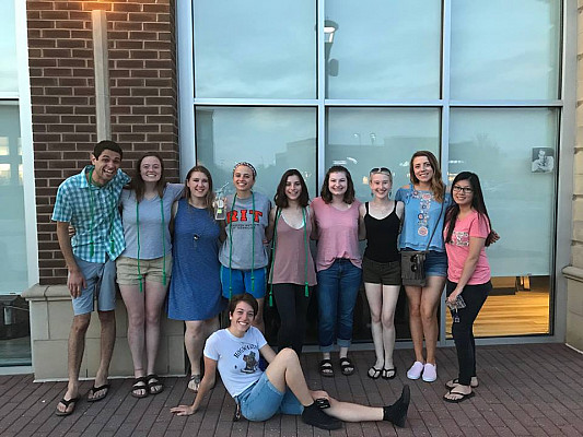 Sustainability Fellows at their annual spring dinner in 2018