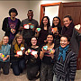 Ursinus Scholars in Service volunteering with Hearts of Hope