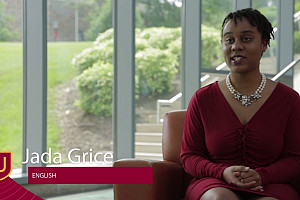 Jada Grice speaking about her digital humanities project