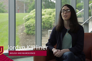 Jordyn Karliner speaking about researching neurogenesis 