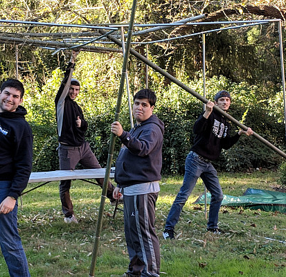 Sukkah building