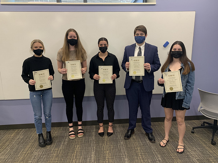 Nu Rho Psi Inductees 2021